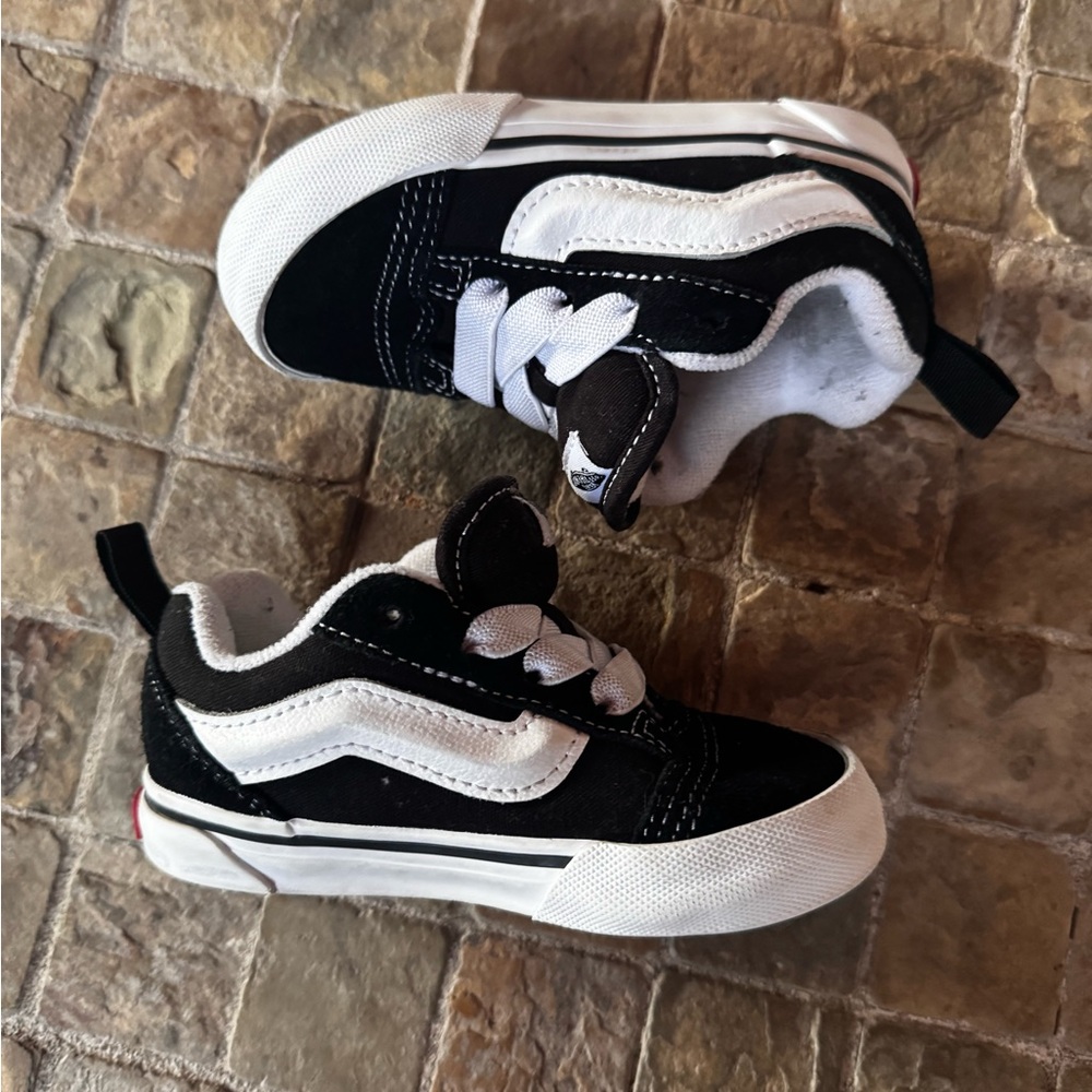 Kids Black and White vans